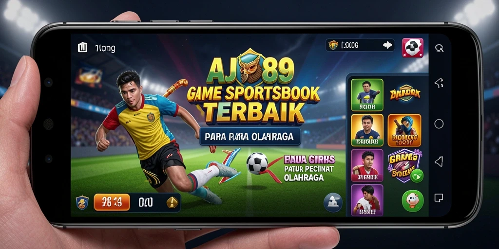 Tampilan menarik dan fitur interaktif dari AJO89 sebagai aplikasi Sportsbook.