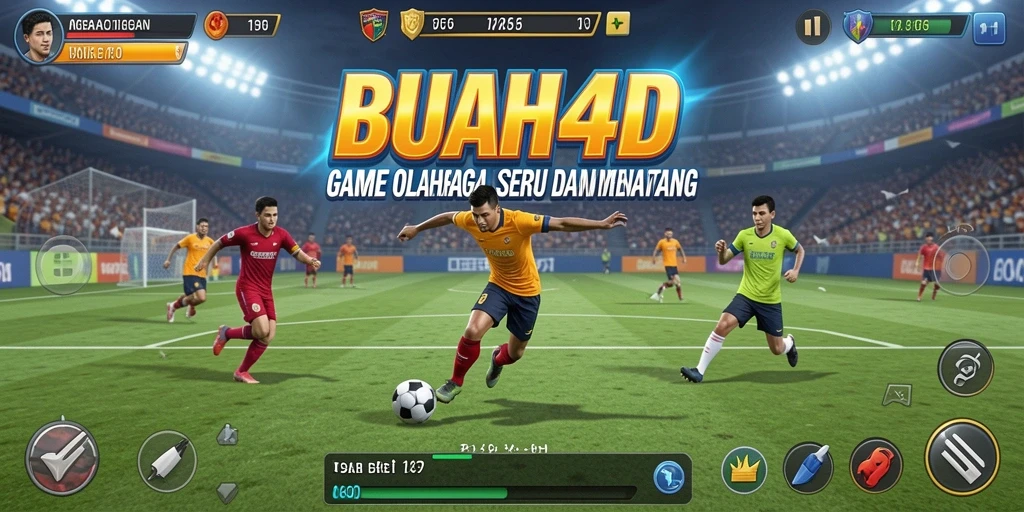 Tampilan menarik dari gameplay BUAH4D yang menggugah semangat olahraga.