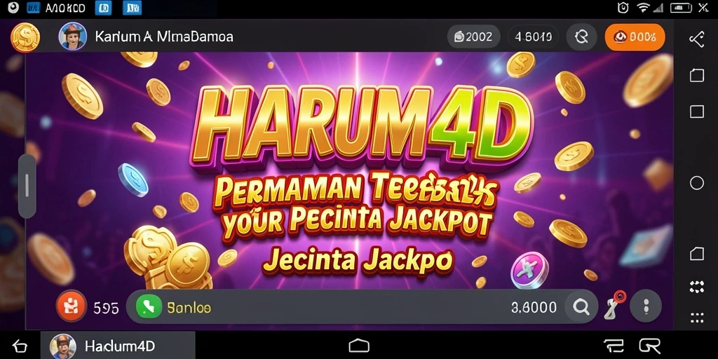 Tampilan gameplay Slot HARUM4D yang mengesankan dan menarik.