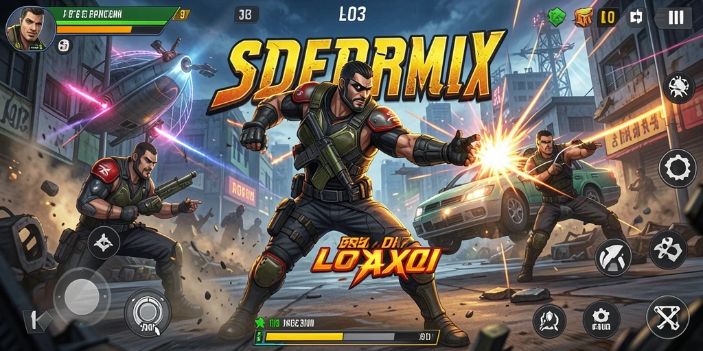 Screenshot tampilan aksi menegangkan di LOS303.