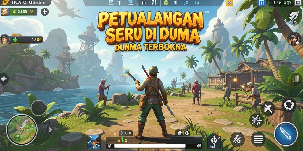 Menampilkan gameplay petualangan di dunia terbuka yang luas.