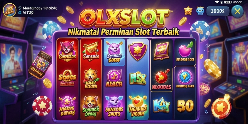 Tampilan gameplay Slot OLXSLOT yang menarik dengan efek visual memukau.