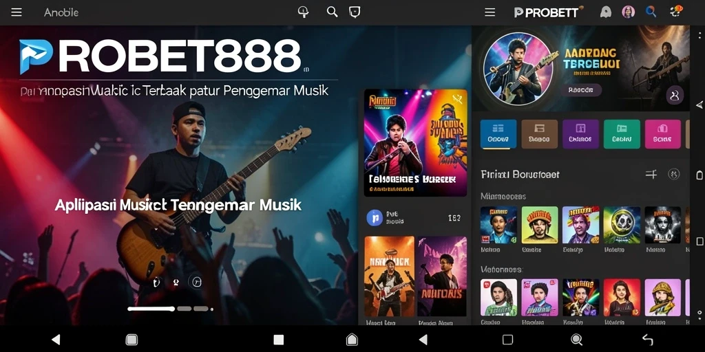 Tampilan menarik dari gameplay PROBET88 dengan fitur musik yang mengasyikkan.